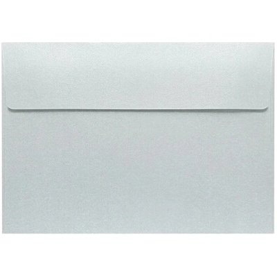 Metalická (perleťová) obálka biela C5 (162x229mm) PS