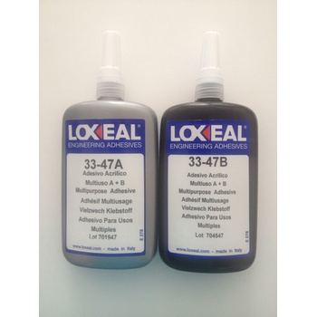 LOXEAL 33-47 A+B dvousložkové lepidlo 50g