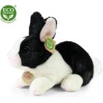Rappa Плюшено зайче лежащо бяло черно 23 см eco-friendly (450134)
