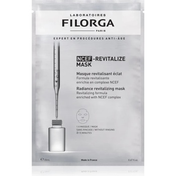 Filorga NCEF -REVITALIZE SHEET MASK ревитализираща маска за озаряване на лицето 20ml