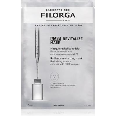 Filorga NCEF -REVITALIZE SHEET MASK ревитализираща маска за озаряване на лицето 20ml