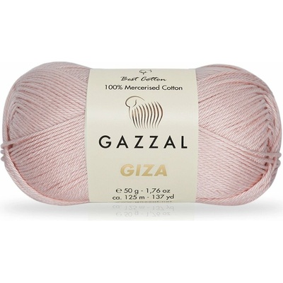 Gazzal Příze Giza 2491 světle růžová