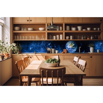 DIMEX ART s. r. o Фототапет за кухня - изглед към земята 420 x 60 см