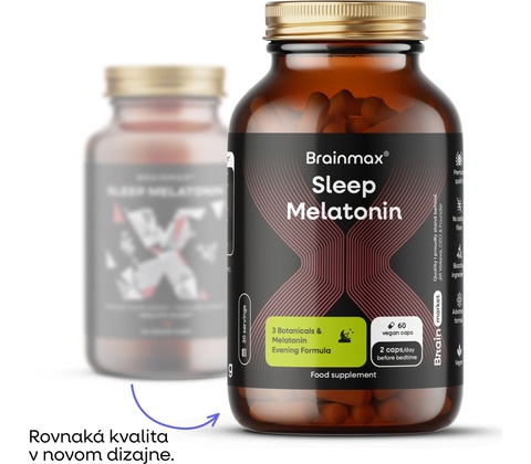 BrainMax Sleep Melatonin 60 kapsúl