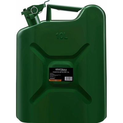 Kraft&Dele KD5441 kanystr kovový na palivo zelený 10 l