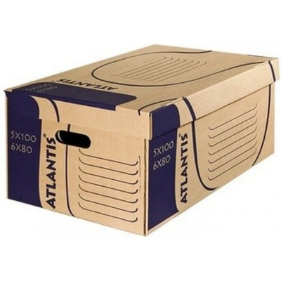 Архивен кашон, с горно отваряне, 550 x 255 x 360 mm Atlantis