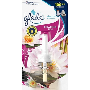 Glade Electric Scented Oil Relaxing Zen Japonská záhrada elektrický osviežovač vzduchu náhradná náplň 20 ml