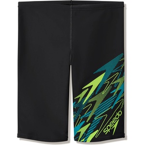 Speedo Детски бански слипове Speedo Kid's Medley Logo Jammmer Swim brief - Anthracite / Citrus Green - размер 116 (EU) (750-0954-1211)