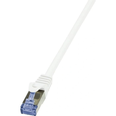 Logilink CQ4061S patch, 3m, bílý