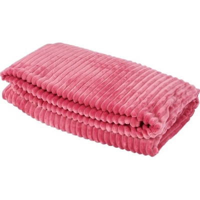 Deka O´Lala Pets Stripe dvouvrstvá růžová 200x155