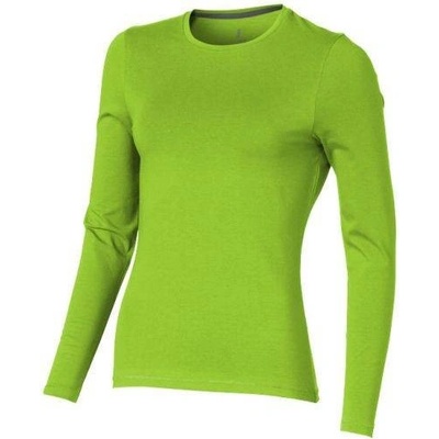 Ponoka long sleeve women's organic t shirt čierna
