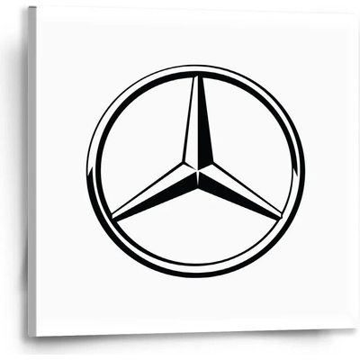 Sablio Obraz Logo 1 Biela - 50x50 cm