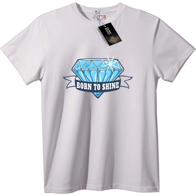 NOONEBRAND Тениска Роден да блести - 2XL, Black
