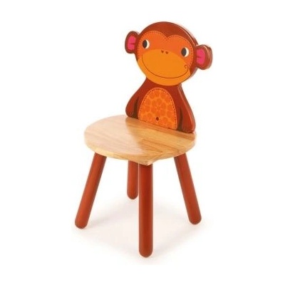 BIGJIGS - Детско дървено столче - Маймунка (T0204)
