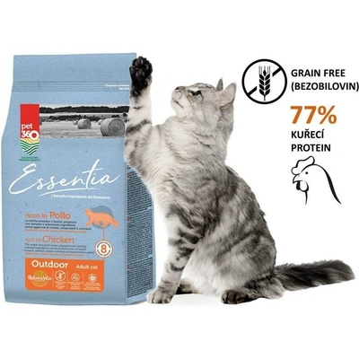 Essentia kočka venkovní kuřecí 1,5 kg