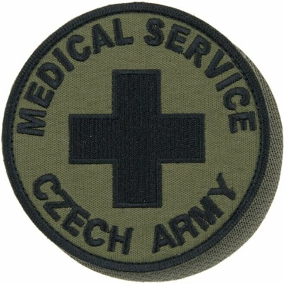 Nášivka: MEDICAL SERVICE [ssz] olivová | černá