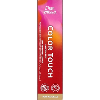 Wella Professionals Color Touch Pure Naturals farba bez amoniaku 8/05 Light Blonde/Natural Mahogany 60 ml