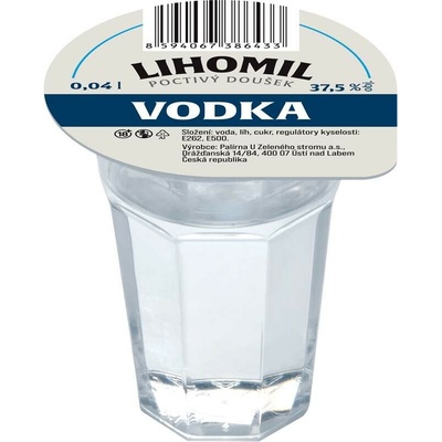 Lihomil Vodka mini 37,5% 0,04 l (holá láhev)