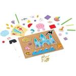 Bigjigs Toys - Игра с коркова дъска и чукче - Делукс - Подводен свят