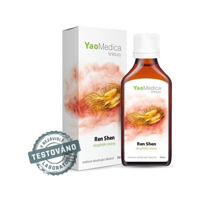 YaoMedica Ren Shen tinktúra na doplnenie energie a dlhovekosť 50 ml
