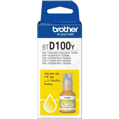 Brother Мастило BROTHER BTD100Y, Yellow (BTD100Y)