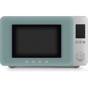 SMEG Комбинирана микровълнова фурна с горещ въздух SMEG Collezione MOC02EGMEU, 900W, 27 л, 25 програми, Плавно затваряне, Индивидуални настройки, Зелен (MOC02EGMEU)