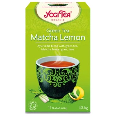 Yogi Tea Zerex Ajurvédsky čaj s Matcha zelený čaj 17 x 1,8 g