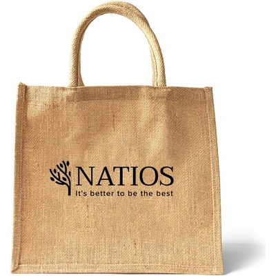 NATIOS Prírodná taška z juty