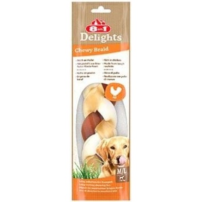 Pochoutka 8in1 Delights Chewy Braid M L 80 g