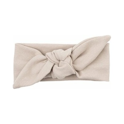 Wooly Organic Čelenka pro miminka Light Taupe