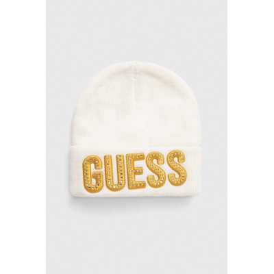Guess Детска шапка Guess в бяло с фина плетка (A0BZ01.Z2QQ0.9BYX)