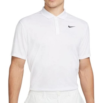 Nike Мъжка тениска с якичка Nike Court Dri-Fit Pique Polo M - Бял