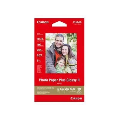 Canon Гланцирана фото хартия Canon Plus Glossy II PP-201, 10x15, 100sheet