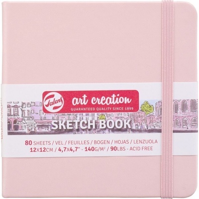 Talens Art Creation 9314014M Skicár 80 12 x 12 cm 140 g Pastel Pink