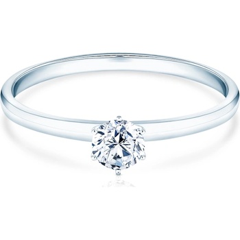 SAVICKI Годежен пръстен savicki: бяло злато, лабораторен диамант