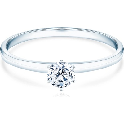 SAVICKI Годежен пръстен savicki: бяло злато, лабораторен диамант