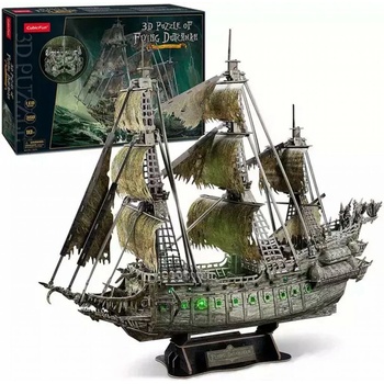 CubicFun 3D puzzle Svítící Plachetnice Bludný Holanďan 360 ks