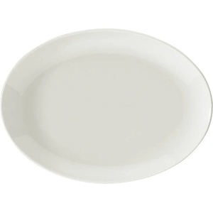 Kutahya Porselen Kutahya ОВАЛНА ЧИНИЯ tavola ? 36cm. x 3, 10cm. БЯЛА (cor36ky00)