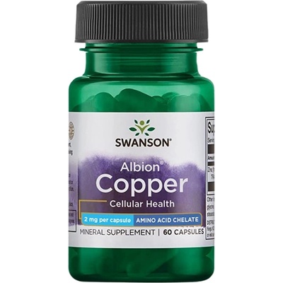 Swanson Albion Chelated Copper [60 капсули]