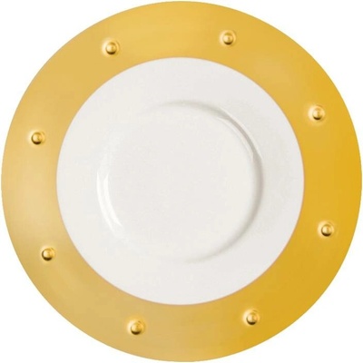 RAK Porcelain Golden Ultra talíř mělký pr. 31 cm, zlatý