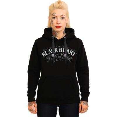 Black heart дамски суитшърт BLACK HEART - PIN UP SKULL - Black - 21146