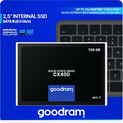 GOODRAM CX400 128GB, SSDPR-CX400-128-G2