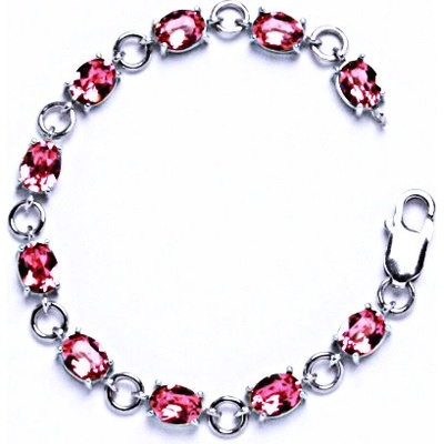 Čištín stříbrný s krystaly Swarovski rose R 1245