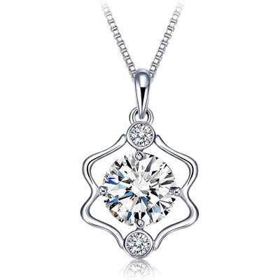 Silenti Jewelry Сребърно колие "Близнаци