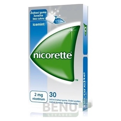 Nicorette Icemint Gum 2 mg gum.med.30 x 2 mg