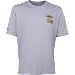 ION Фланелка с къс ръкав за колоездене ION IOB-Bike Jersey Ionic S/S Merino Cycling jersey - Frosted / Grey - размер 48 (EU) (056-4482-0211)