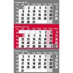 REALSYSTEM Календар за спедитори realsystem, 1 блок, 3 месеца, червен, с празно място за заглавие, 2027, 6061-90 (6061-90)
