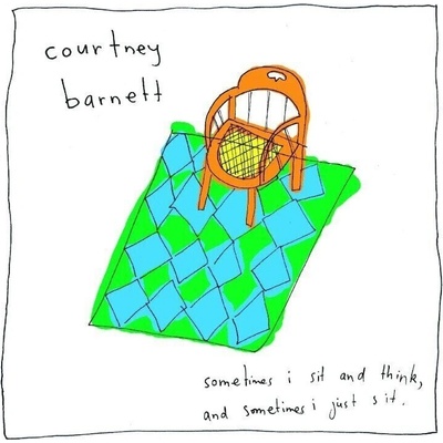 Courtney Barnett - Sometimes I Sit And Think And Sometimes I Just Sit (Indie Exclusive) (Clear / Red / Yellow Splatter Coloured) (LP) (708857221110)