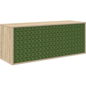 vidaXL Стенен телевизионен шкаф GELEEN 102 x 33 x 40 см Дъб сонома (8007153)