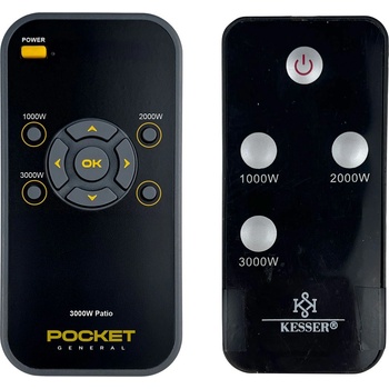 General KESSER 3000W Patio - дистанционно управление дубликат (KESSER 3000W Patio)